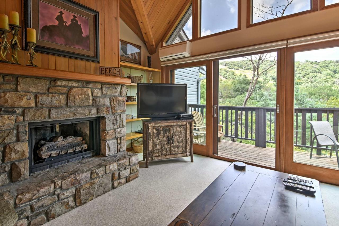 Beech Mountain Condo With Balcony, Walk To Resort! Kültér fotó