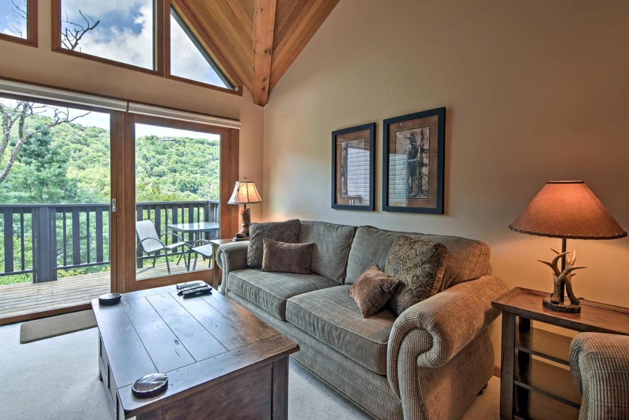 Beech Mountain Condo With Balcony, Walk To Resort! Kültér fotó